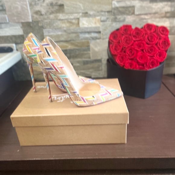 💯 Authentic Christian Louboutin So Kate Cork 120mm - 𝙼𝚄𝚂𝚃 𝚂𝙴𝙻𝙻 ‼️‼️‼️ - Picture 7 of 14